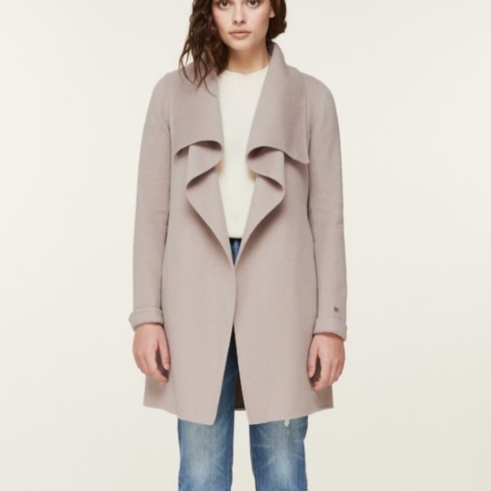 Soia & Kyo Britta Wool Coat in Quartz